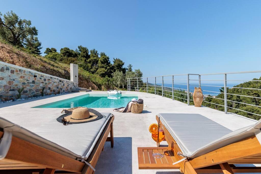 Villa Koukounaria Skopelos Town Exterior foto